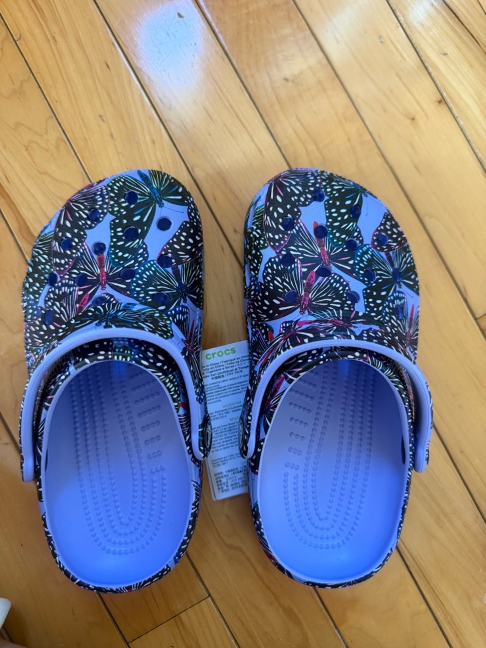 Crocs New In Bag Butterflies Women Size 4